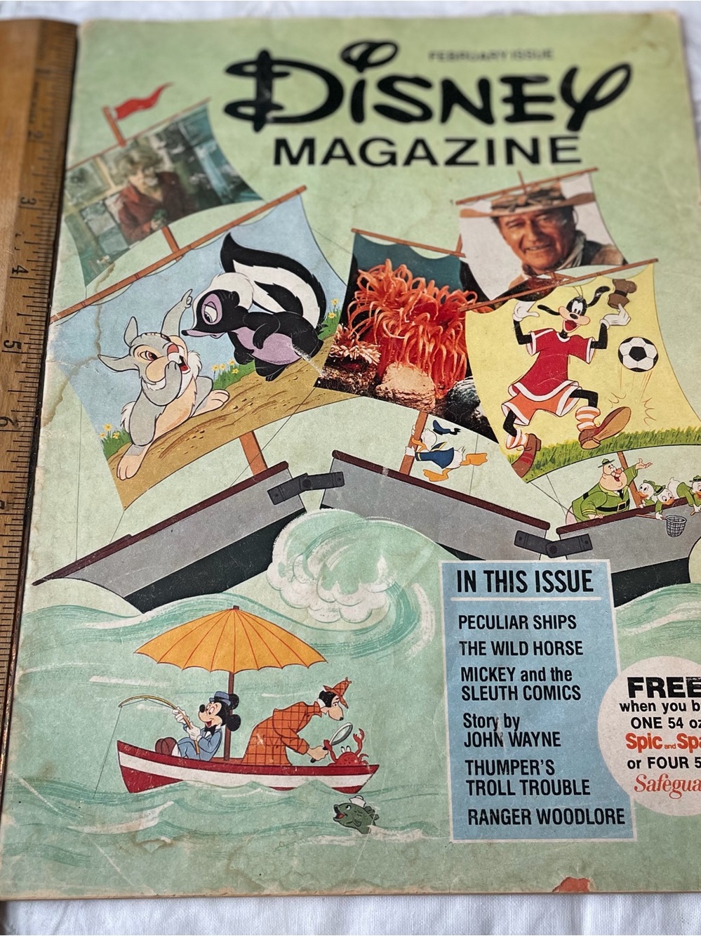 Vintage Walt Disney magazine
